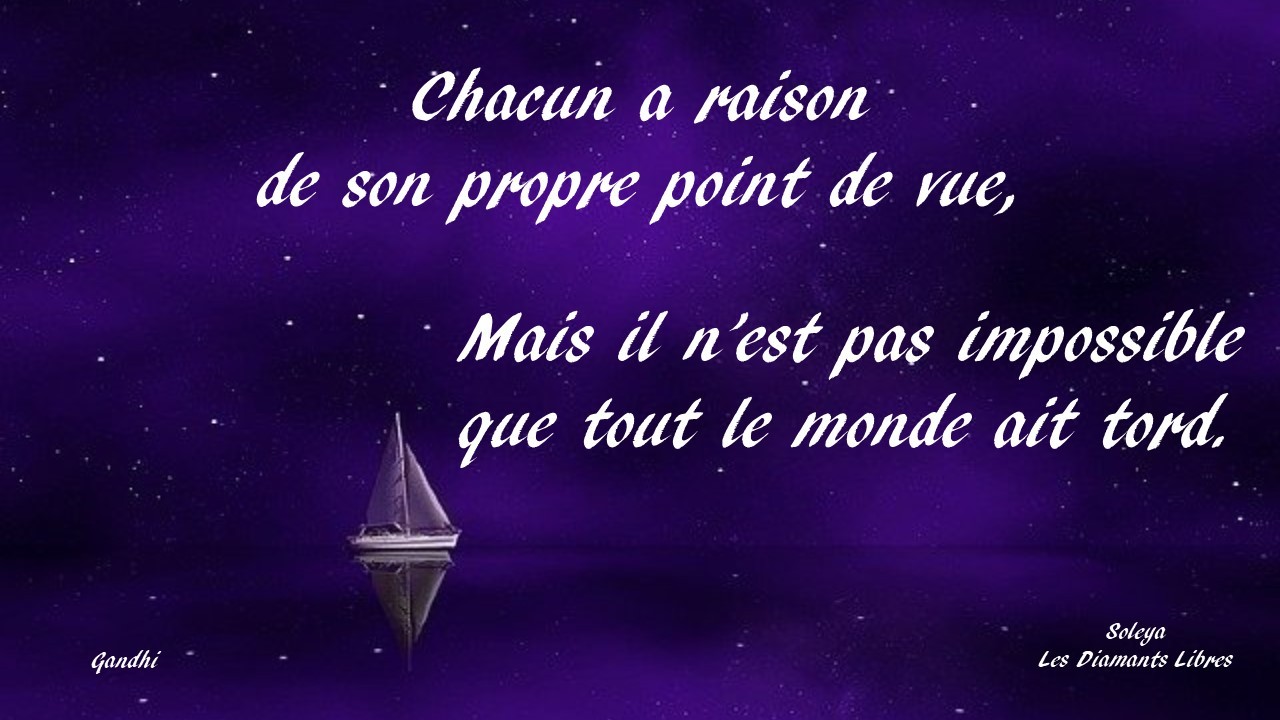 Chacun a raison
