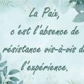 La paix