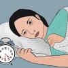 Femme dormir sommeil insomnie4