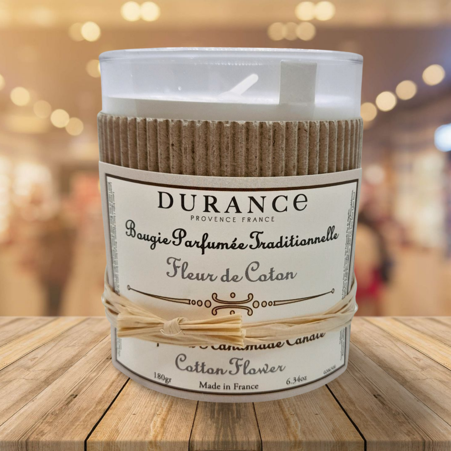 Bougie fleur de coton 3