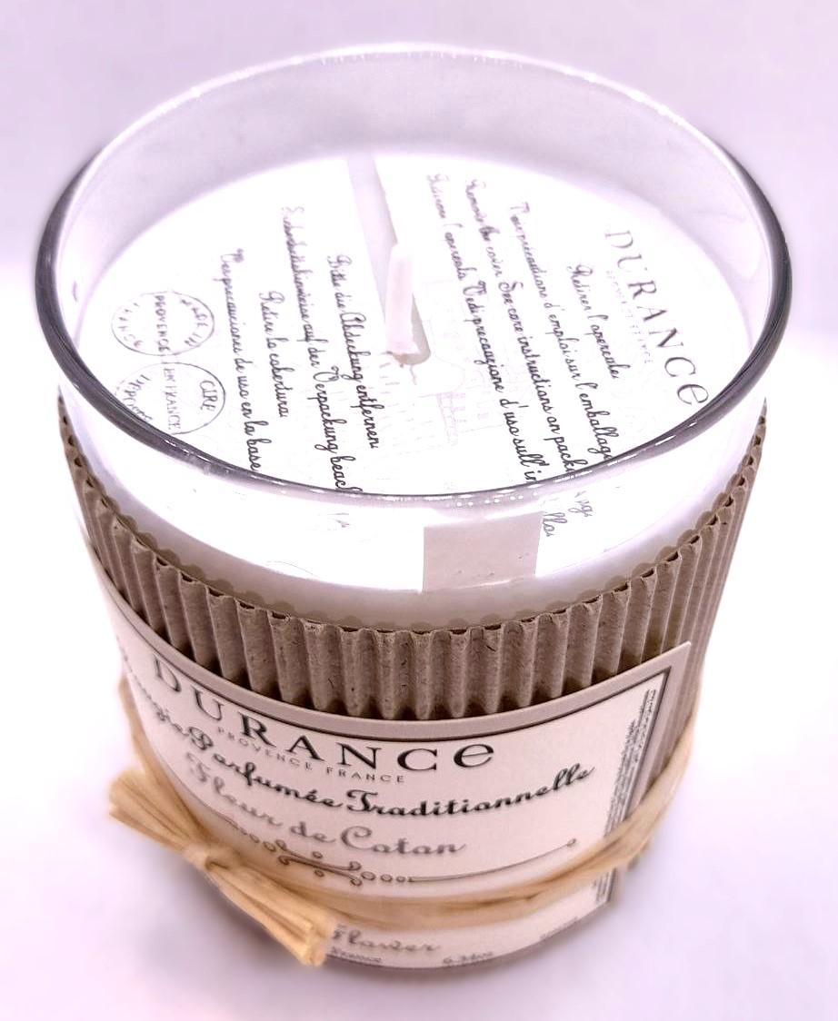 Bougie fleur de coton 7