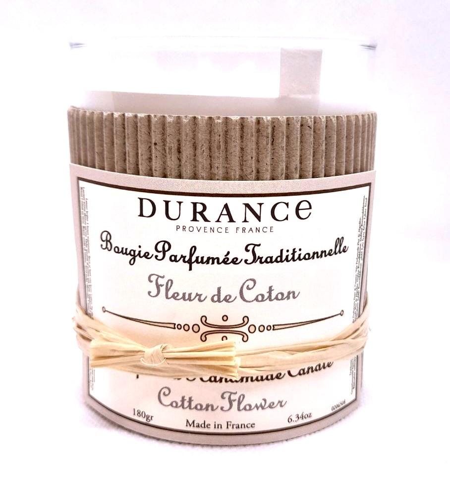 Bougie fleur de coton 8