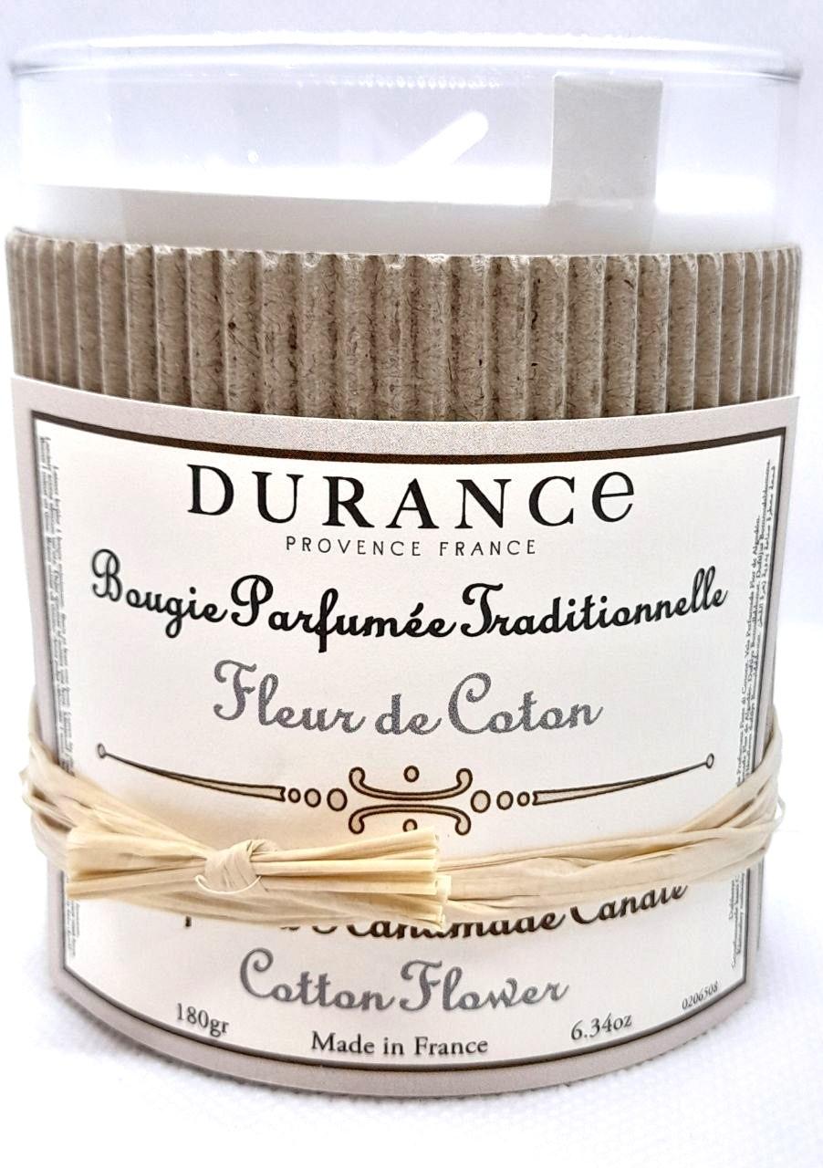 Bougie fleur de coton 9