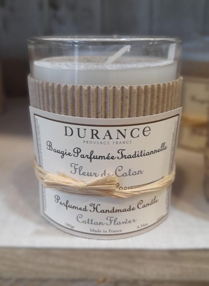 Bougie fleur de coton