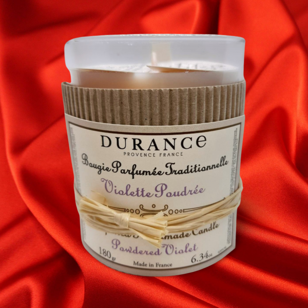 Bougie violette poudr e 3