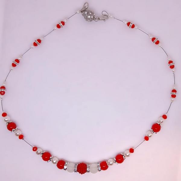 Ensemble bijoux rouge