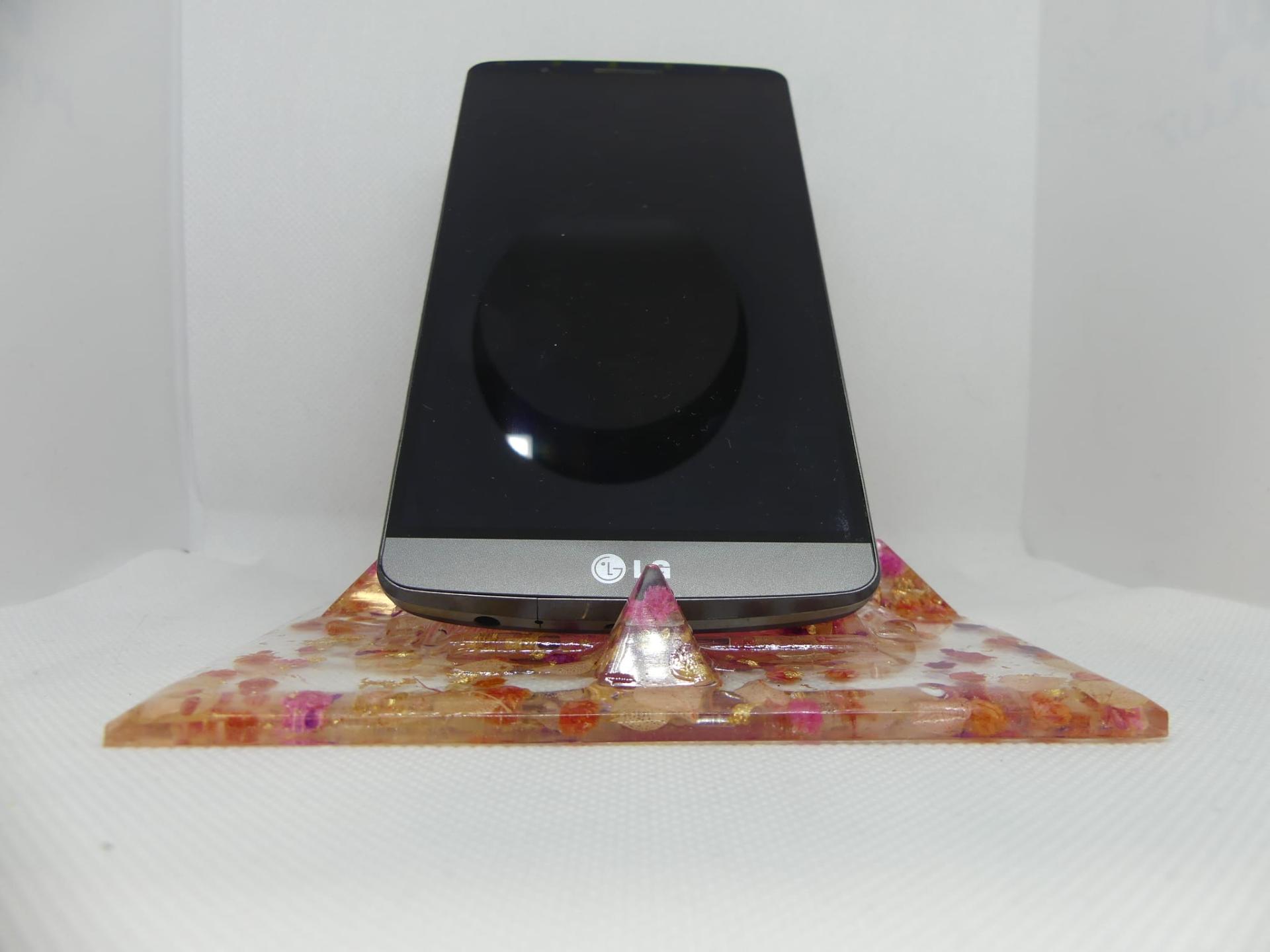 Porte tel pyramide rose 4