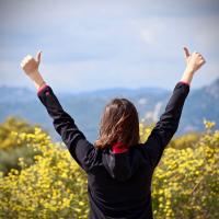 positif joyeux matin