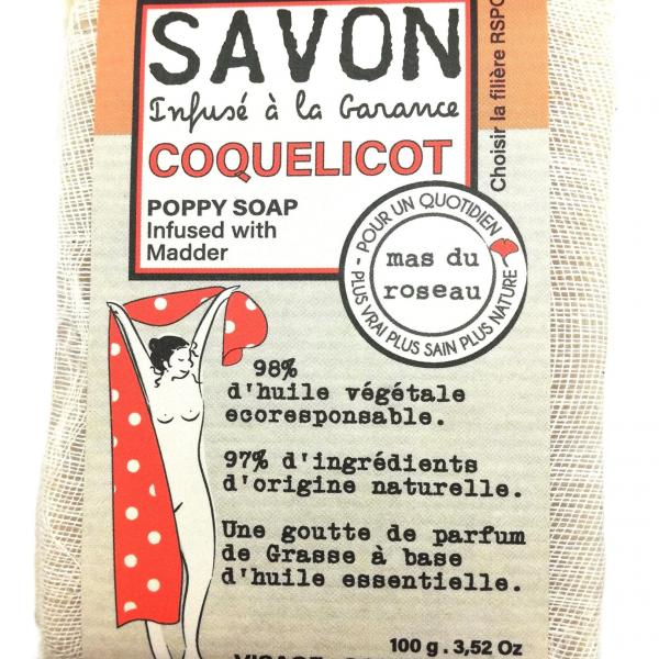 Savon coquelicot