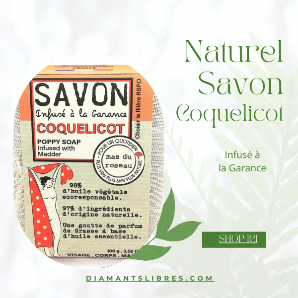 Savon coquelicot