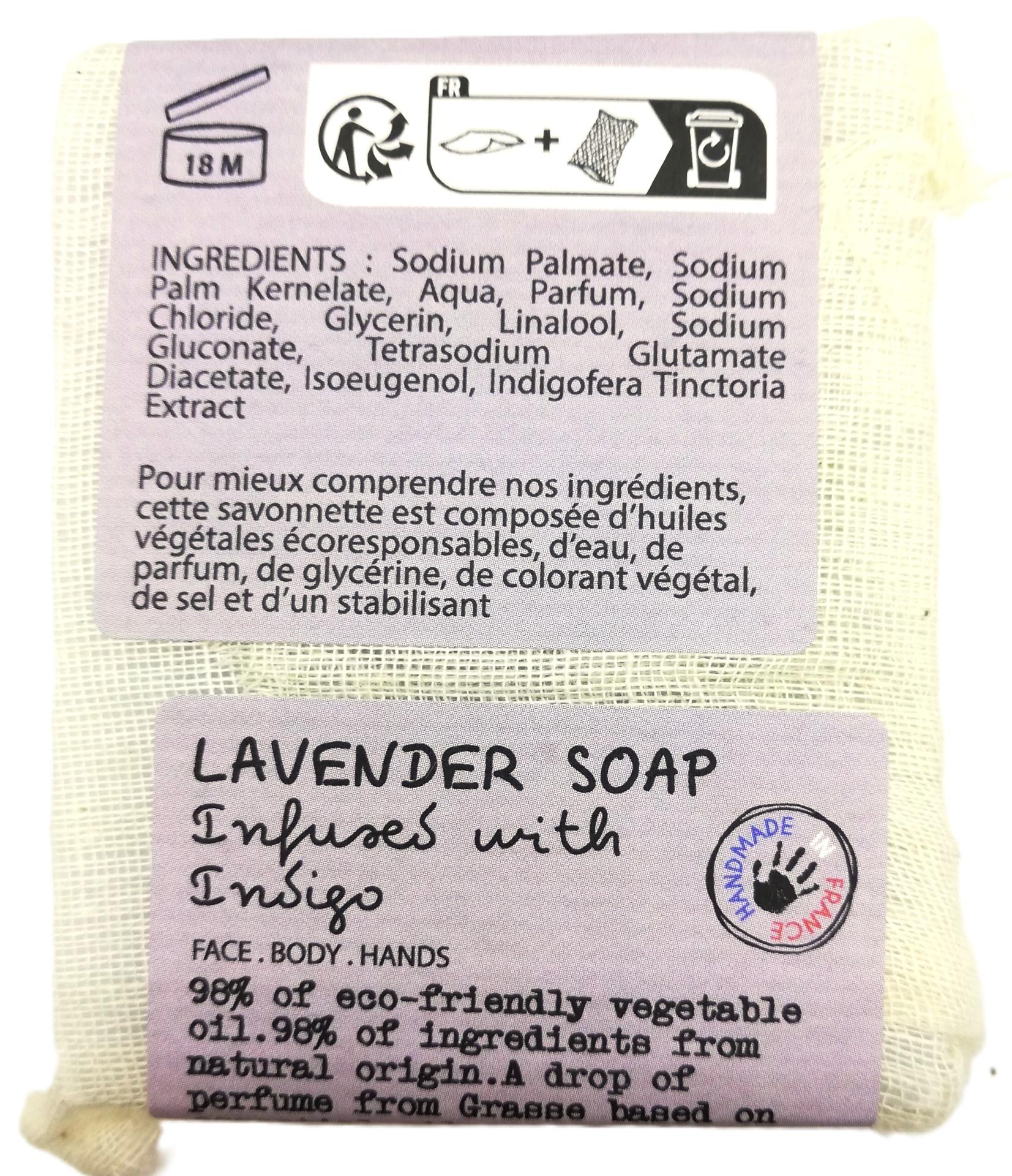 Savon fleur de lavande infuse a l indigo 7