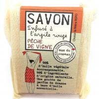 Savon peche de vigne infuse a l argile rouge 1