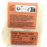 Savon peche de vigne infuse a l argile rouge 3