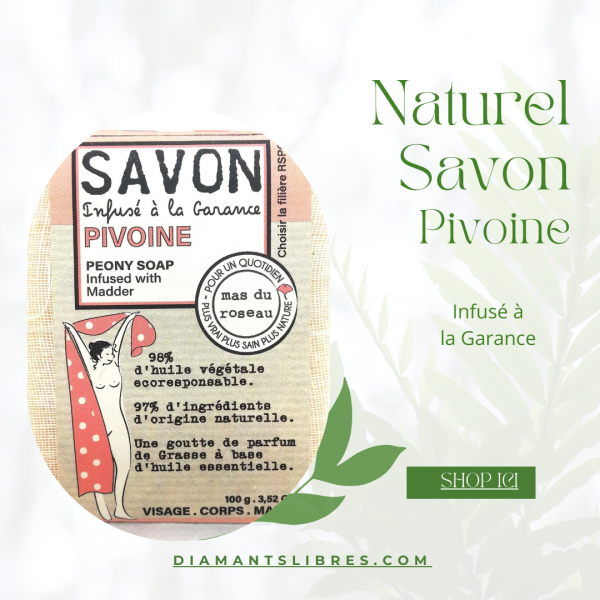 Savon pivoine