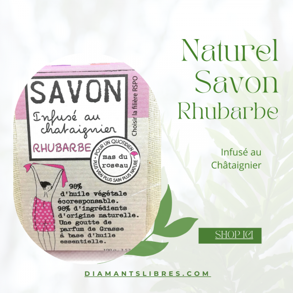 Savon rhubarbe