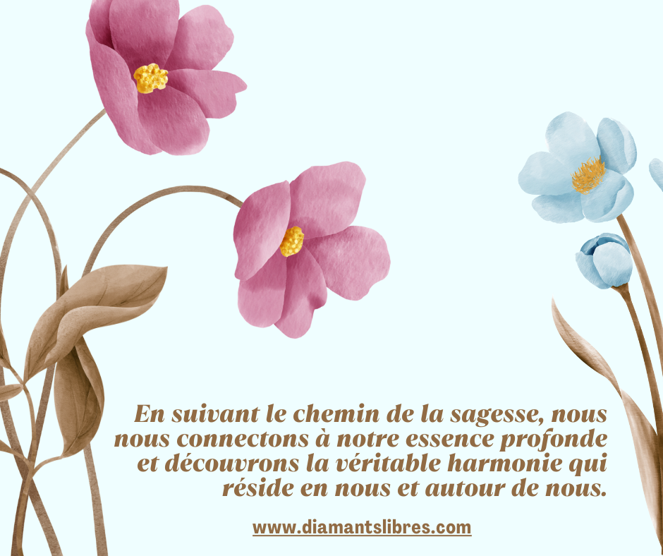 Suivre le chemin de la sagesse